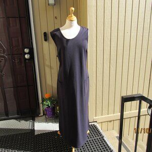#442  WOMAN'S LONG BLACK SHEATH DRESS BY STUDIO PLUS  (SIZE 16W)